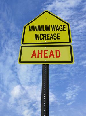 Minimum wage increase from April 2018